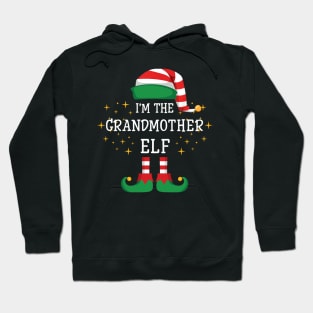 I'm The Grandmother Elf Matching Family Christmas Pajama Hoodie